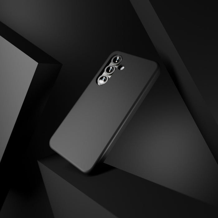 Puro Icon Mag Silicone Case with MagSafe for Samsung Galaxy S25+ - Black