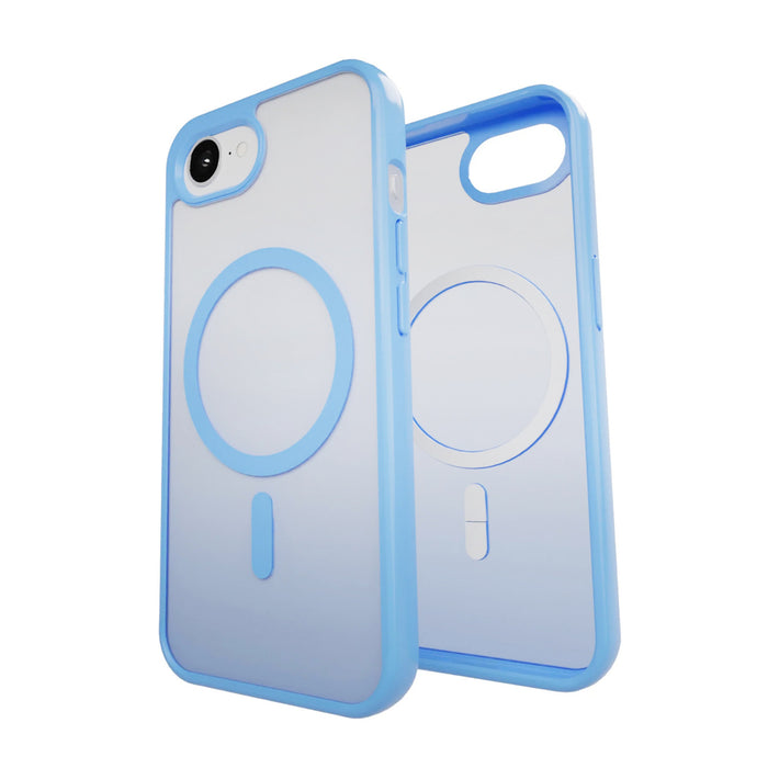 Puro Gradient MagSafe Silicone Case for iPhone 16e/17e - Blue