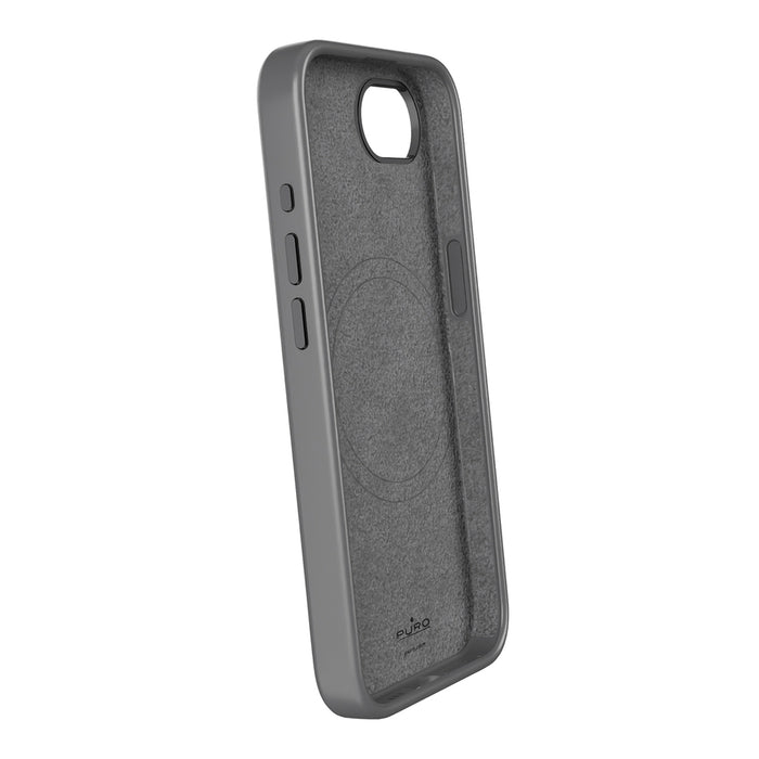 Puro Icon Mag Pro MagSafe Silicone Case for iPhone 16e/17e - Black