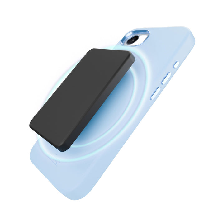 Puro Icon Mag Pro MagSafe Silicone Case for iPhone 16e/17e - Blue