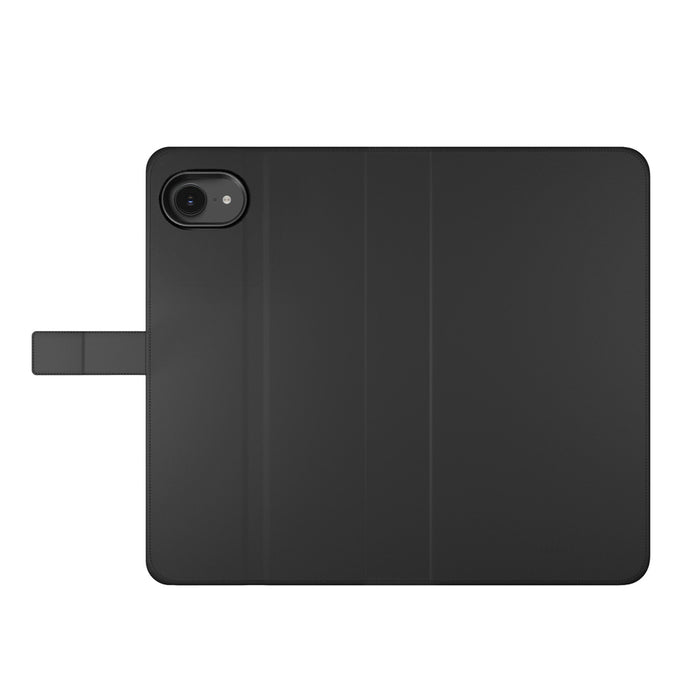 Puro Booklet Case with Flip and Wallet for iPhone 16e/17e - Black