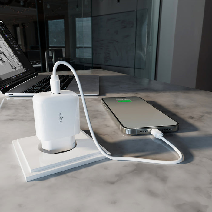 Puro PROLITE 10W USB-A Wall Charger - White