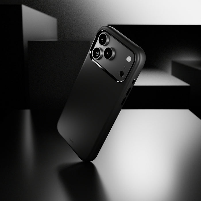 Puro Icon Mag Pro Liquid Silicone Case for iPhone 17 Pro Max, MagSafe Compatible, with Camera Protection and Aluminum Buttons - Black