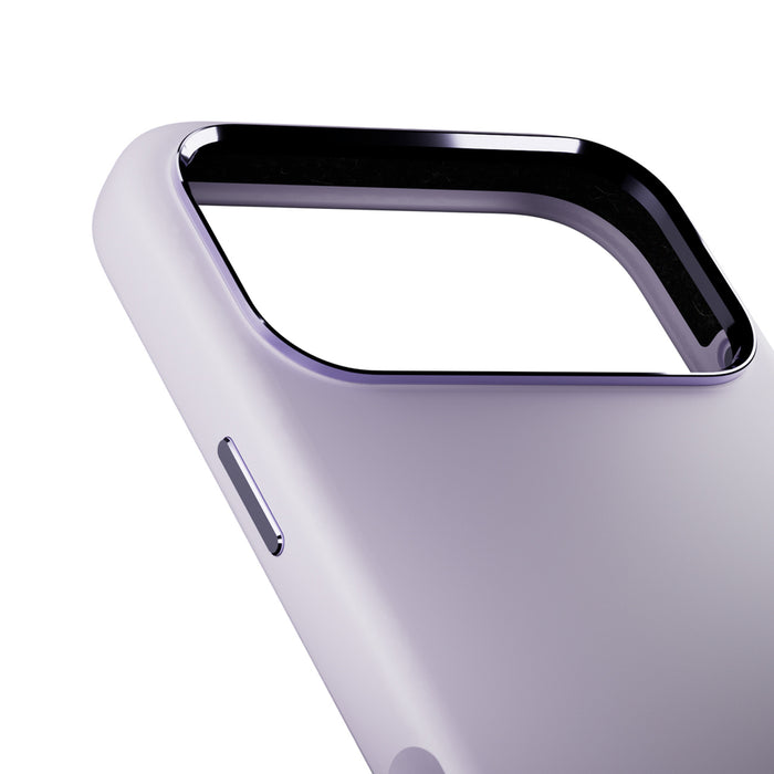 Puro Icon Mag Pro Liquid Silicone Case for iPhone 17 Pro, MagSafe Compatible, with Camera Protection and Aluminum Buttons - Pink
