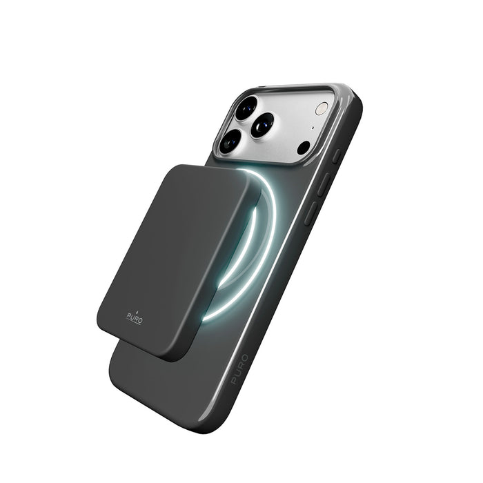 Puro Pulse Protective Case for iPhone 17 Pro Polycarbonate - Black