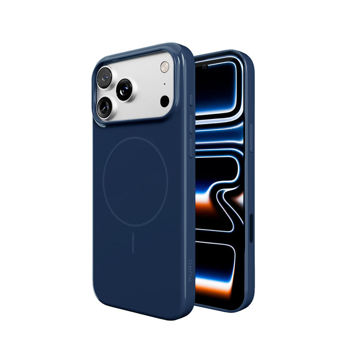 Puro Pulse iPhone 17 Pro Polycarbonate Protective Case - Dark Blue