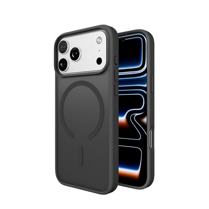 Puro Gradient TPU MagSafe Compatible Case for iPhone 17 Pro Max - Gray