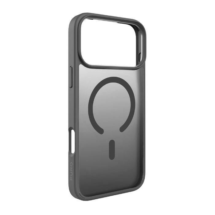 Puro Gradient TPU MagSafe Compatible Case for iPhone 17 Pro Max - Gray