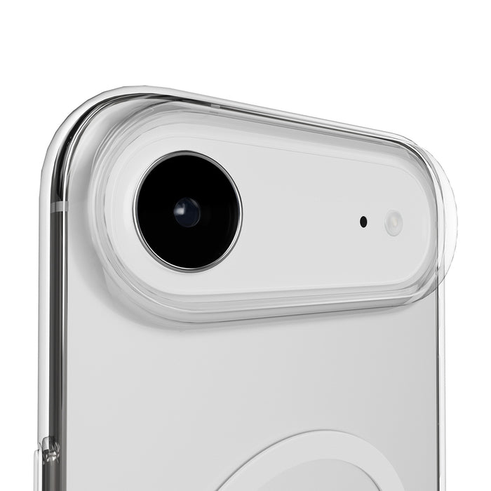 Puro Lite Mag TPU+PC Case Compatible with MagSafe for iPhone 17 Air - Transparent with White Ring