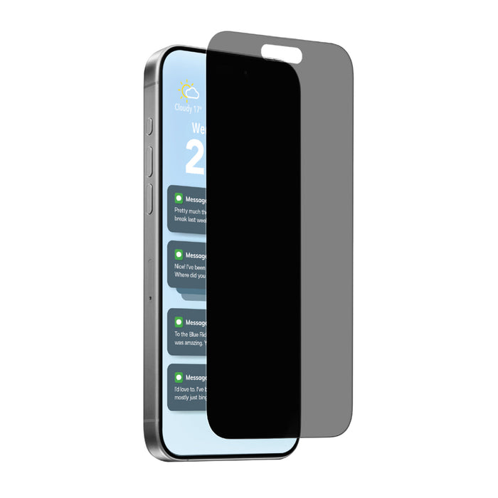 Puro Privacy Tempered Glass for iPhone 17 / iPhone 17 Pro / iPhone 16
