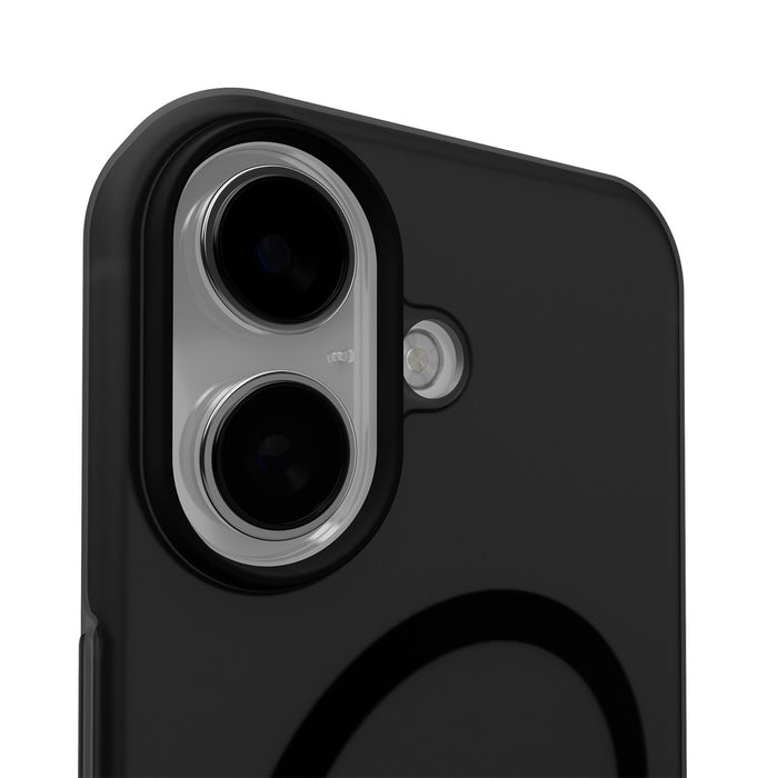 Puro Daylight Magsafe Compatible Silicone Case for iPhone 17 - Translucent Black