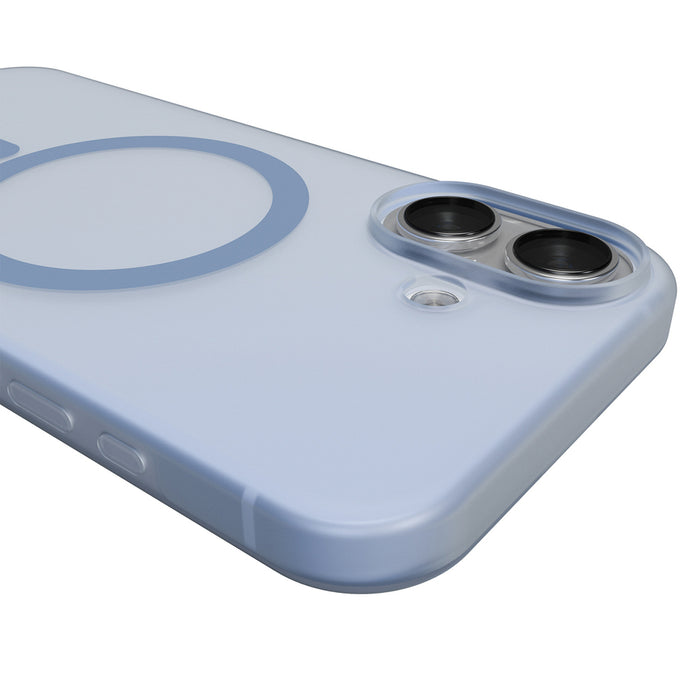 Puro Daylight Magsafe Compatible Silicone Case for iPhone 17 - Translucent Blue