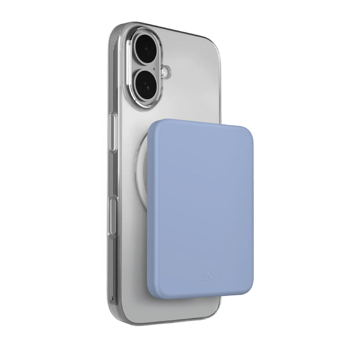 Puro 4200mAh Ultra-Thin MagSafe USB-C Compatible Power Bank - Blue