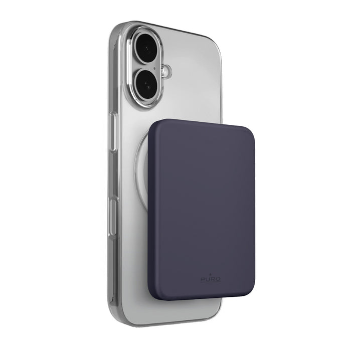 Puro 4200mAh Ultra-Thin MagSafe USB-C Compatible Power Bank - Gray