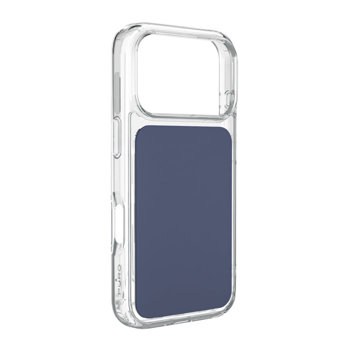 Puro Plate Mag Case for iPhone 17 Pro Max Compatible with MagSafe - Blue