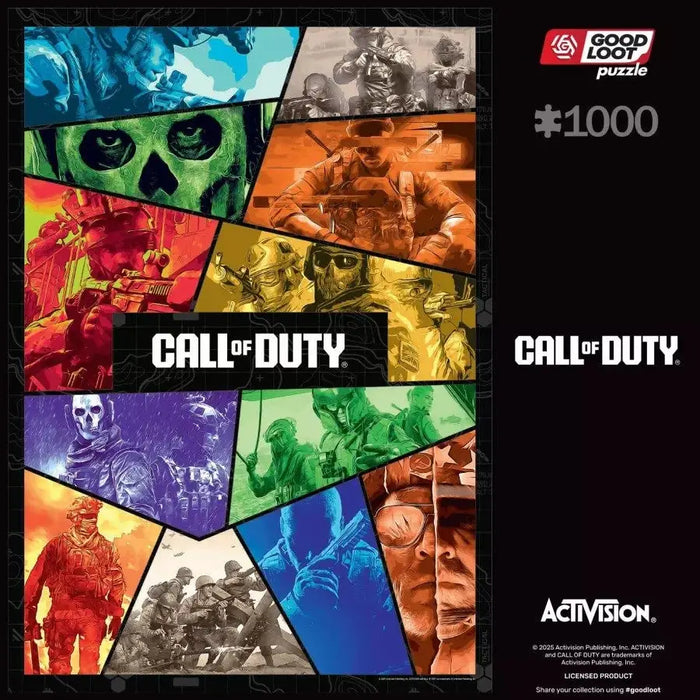 Puzzle Good Loot Gaming - Call of Duty: Operators Collage 1000 pc(s) - TraditionalPUZ-TRA<<<(Games and Toys)