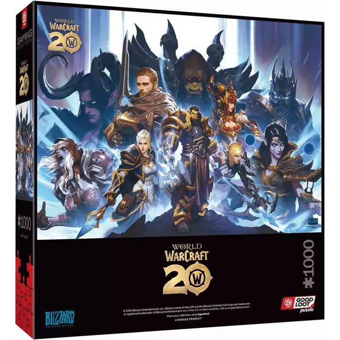 Puzzle Good Loot Gaming - World of Warcraft: 20th Anniversary 1000 pc(s) - TraditionalPUZ-TRA<<<(Games and Toys)