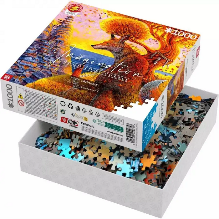 Puzzle Good Loot Imagination - Roch Urbaniak: Benkei 1000 pc(s) - TraditionalPUZ-TRA<<<(Games and Toys)