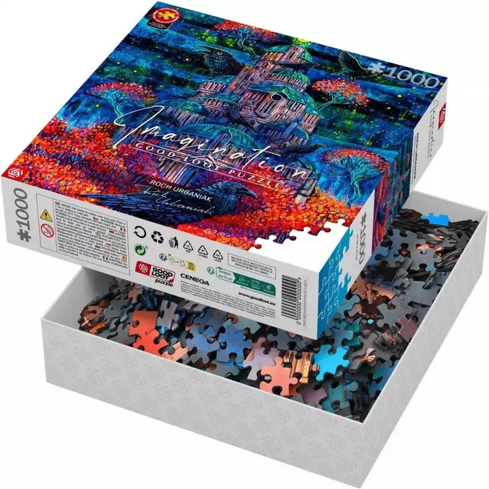 Puzzle Good Loot Imagination - Roch Urbaniak: Raven Queen’s Fortress 1000 pc(s) - TraditionalPUZ-TRA<<<(Games and Toys)