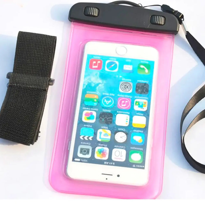 PVC waterproof armband phone case - black - Sport products<<<HurtelXML