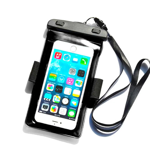 PVC waterproof armband phone case - black - Sport products<<<HurtelXML