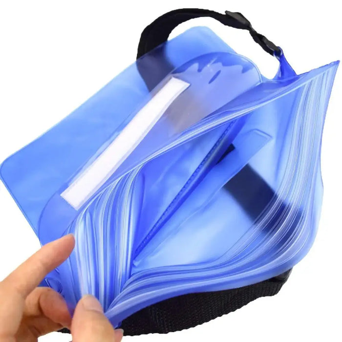 PVC waterproof pouch / waist bag - light blue - Cell phone cases and covers<<<HurtelXML