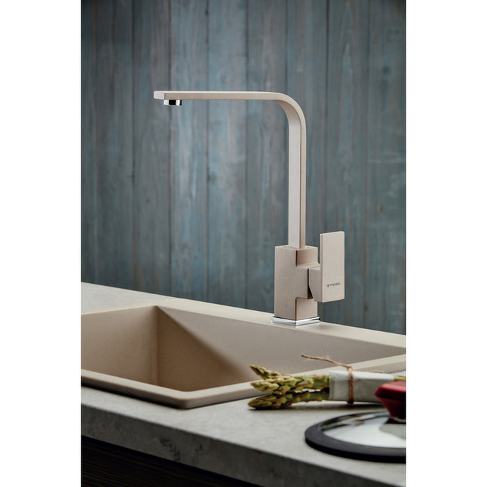 KITCHEN MIXER WITH GRANITE COVER PYRAMIS CECILIA BEIGE