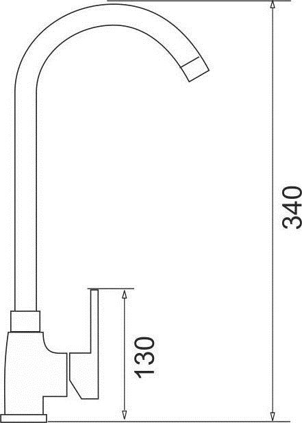 Kitchen faucet PYRAMIS BELLO PLUS black