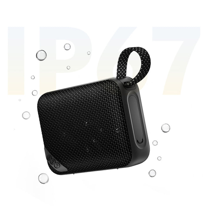 QCY SP2 IP67 Bluetooth Speaker with RGB Backlight and Stereo Mode - Black