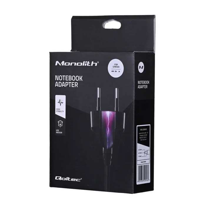 Qoltec 50056.40W power adapter/inverter Indoor Black - Power supplies for laptopsZDL-NOT<<<Power supplies for computers