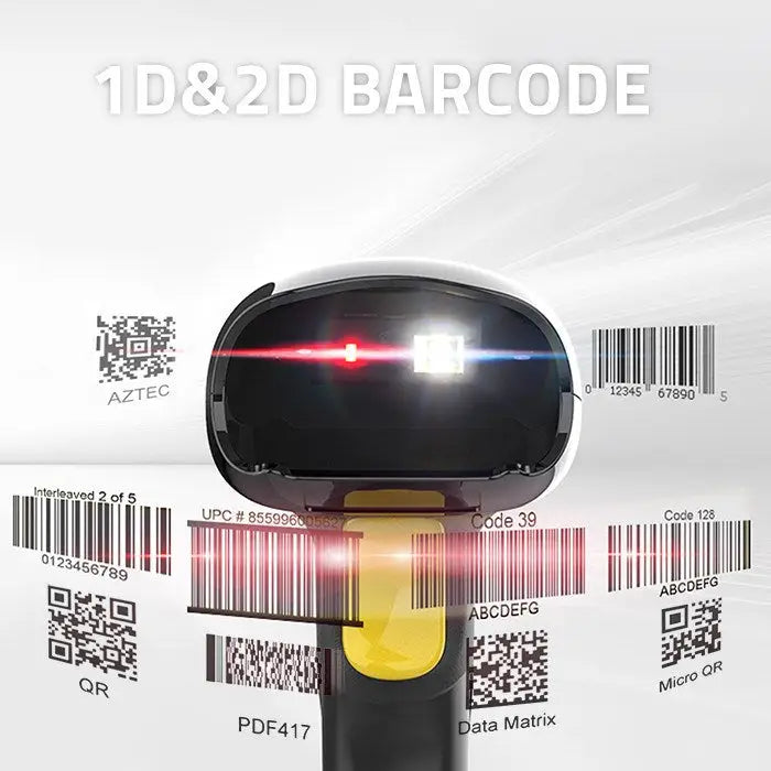Qoltec 50856 Wireless barcode scanner 1D 2D | 2.4GHz - Bar code readersURS-CZK<<<Shop equipmentURS<<<ActionPL
