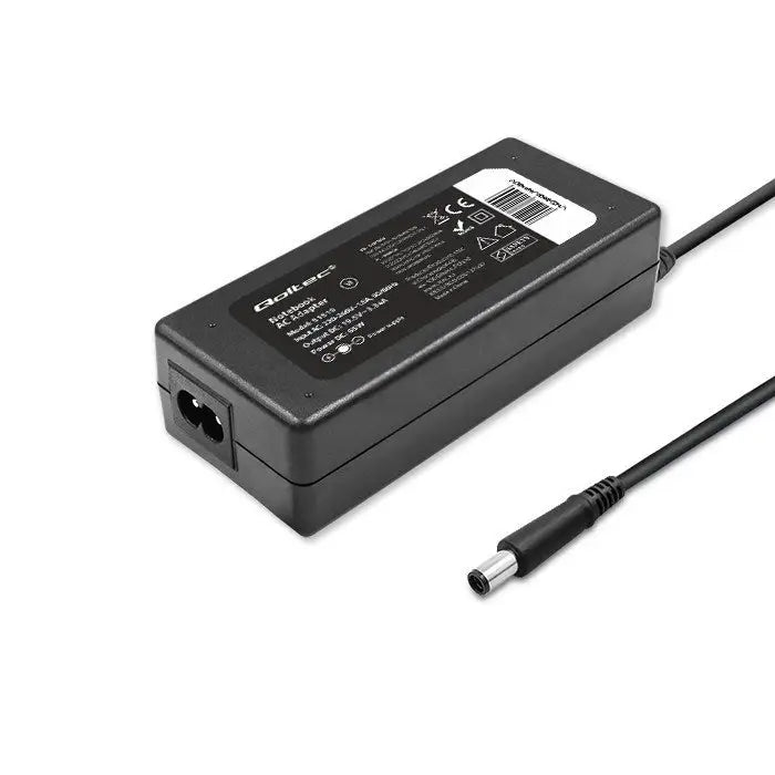 Qoltec 51519.65W Power adapter for Dell | 65W | 19.5V | 3.34A | 7.4*5.0 + pin | +power cable - Power supplies