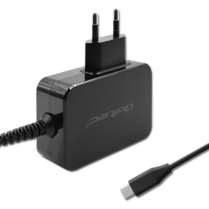 Qoltec 52386 GaN POWER PRO charger | 1xUSB-C | 65W | 5-20V | 3-3.25A | Black - ChargersLAD-SIC<<<Power supplies