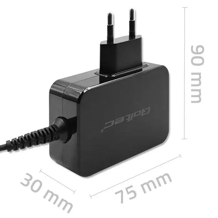 Qoltec 52386 GaN POWER PRO charger | 1xUSB-C | 65W | 5-20V | 3-3.25A | Black - ChargersLAD-SIC<<<Power supplies