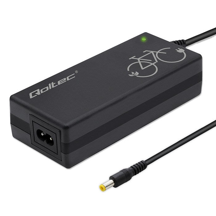 Qoltec 50761 Charger for e-bike batteries 36V | 42V | 2A | 5.5*2.5