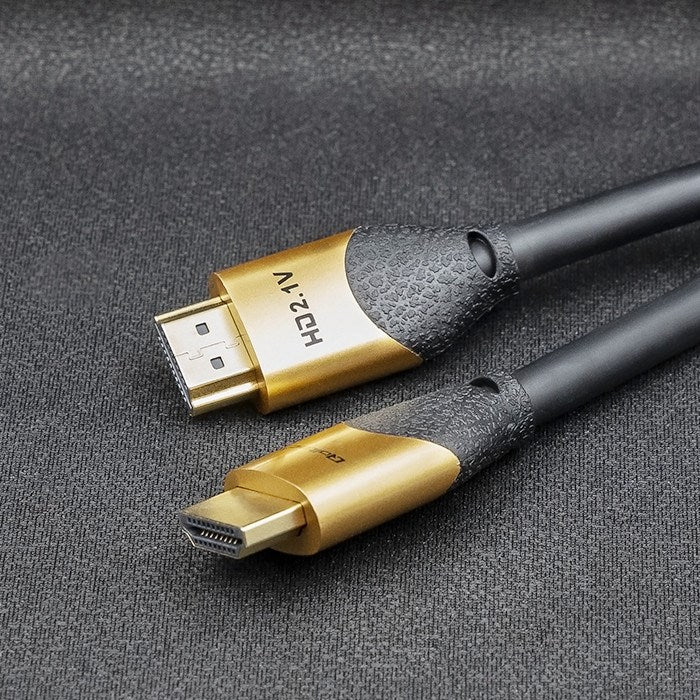 Qoltec 50354 HDMI v2.1 Cable Ultra high speed 8K | 60Hz | 30AWG | GOLD | 1m