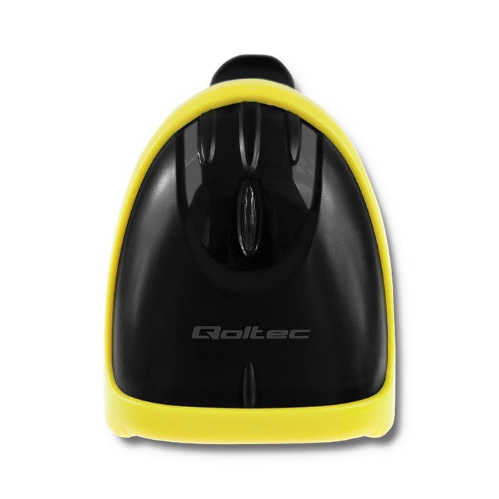 Qoltec 50862 Wireless Laser Barcode Scanner 1D | 2.4GHz