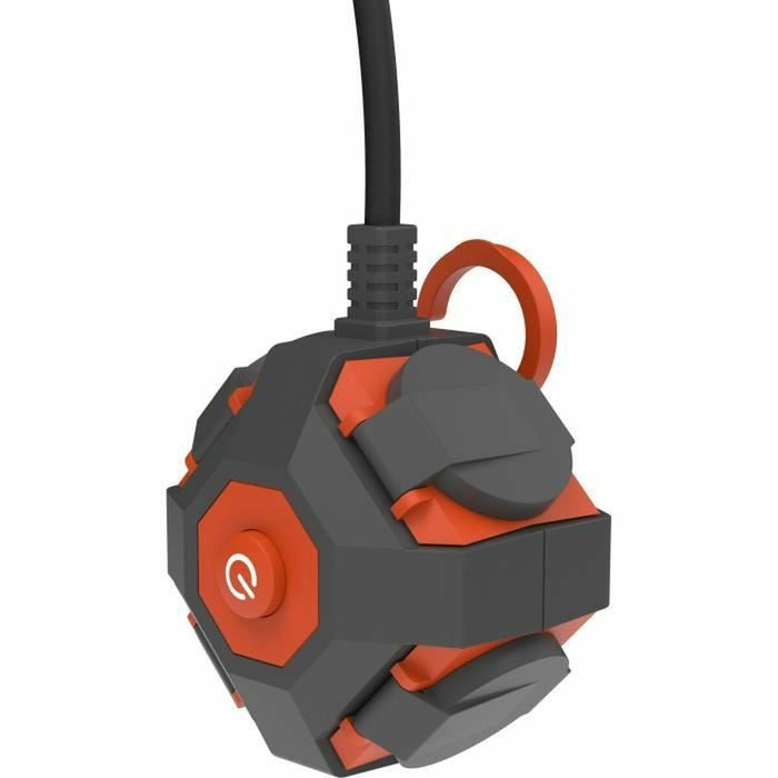 4-socket plugboard with power switch QUARX (3 m)