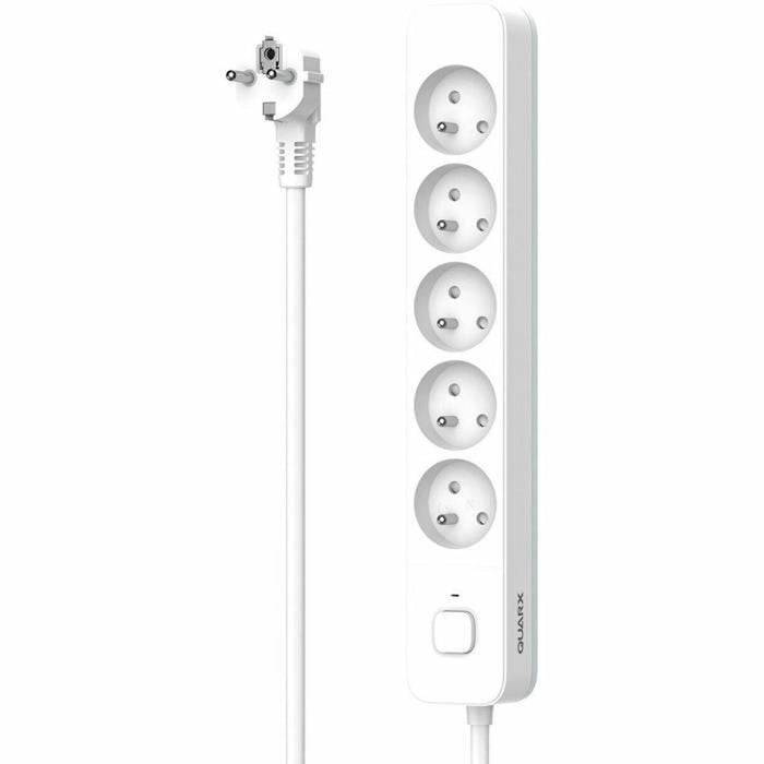 Power Socket - 5 sockets with Switch QUARX (3 m)