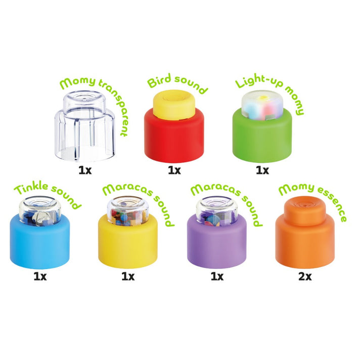 Constructor Quercetti Momy Soft - Sensory Blocks 4147, 8 parts