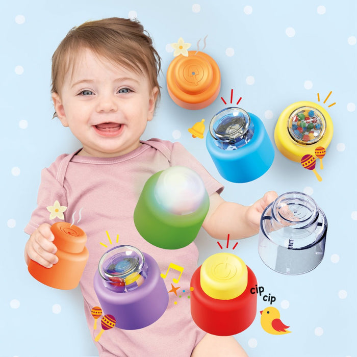 Constructor Quercetti Momy Soft - Sensory Blocks 4147, 8 parts