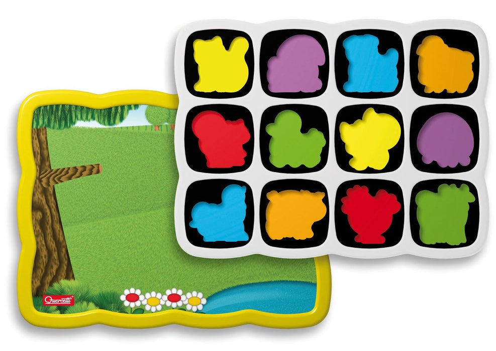 Magnetic children's puzzle Quercetti - Smart, farm animals