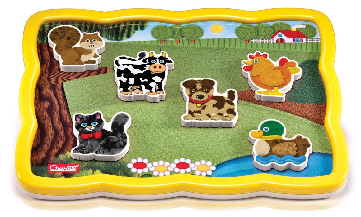 Magnetic children's puzzle Quercetti - Smart, farm animals