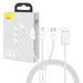 Quick Charge USB to M + L + C Baseus Superior Data 3.5A 1m (White) - Combo Cables<<<USB cables<<<GSM
