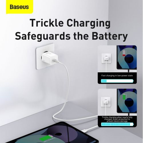 Quick Charger Baseus Super Si 1C 30W (white) - Travel Charger<<<Accessories<<<Основна<<<DunaXML&&&mains