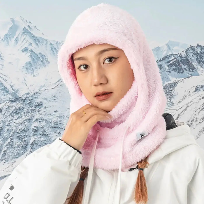Qunature Arctic Velvet Ski Balaclava Size M - Pink - Sport products<<<HurtelXML