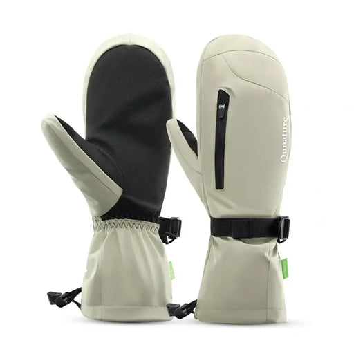 Qunature Full Length Ski Gloves Size L - Light Brown - Sport products<<<HurtelXML