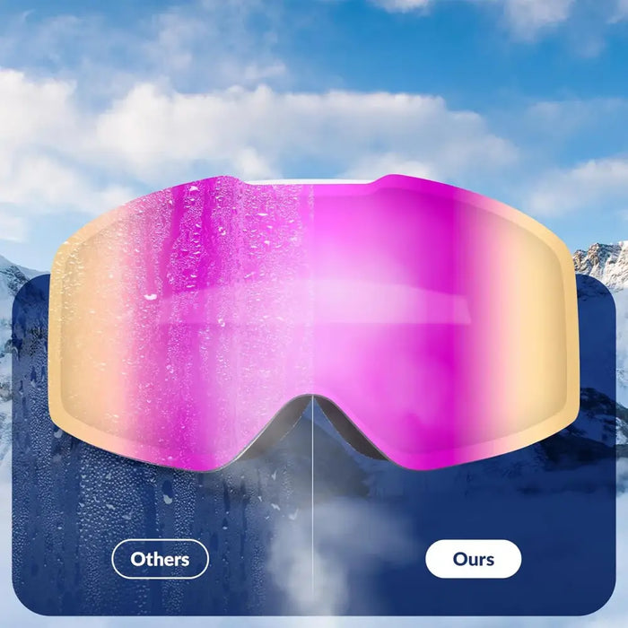 Qunature Pink Frameless Ski Goggles - Pink - Sport products<<<HurtelXML