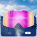 Qunature Pink Frameless Ski Goggles - Pink - Sport products<<<HurtelXML