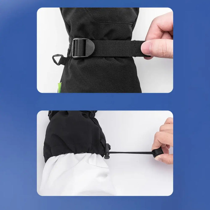 Qunature Ski Gloves - Finger Style Black M - Sport products<<<HurtelXML